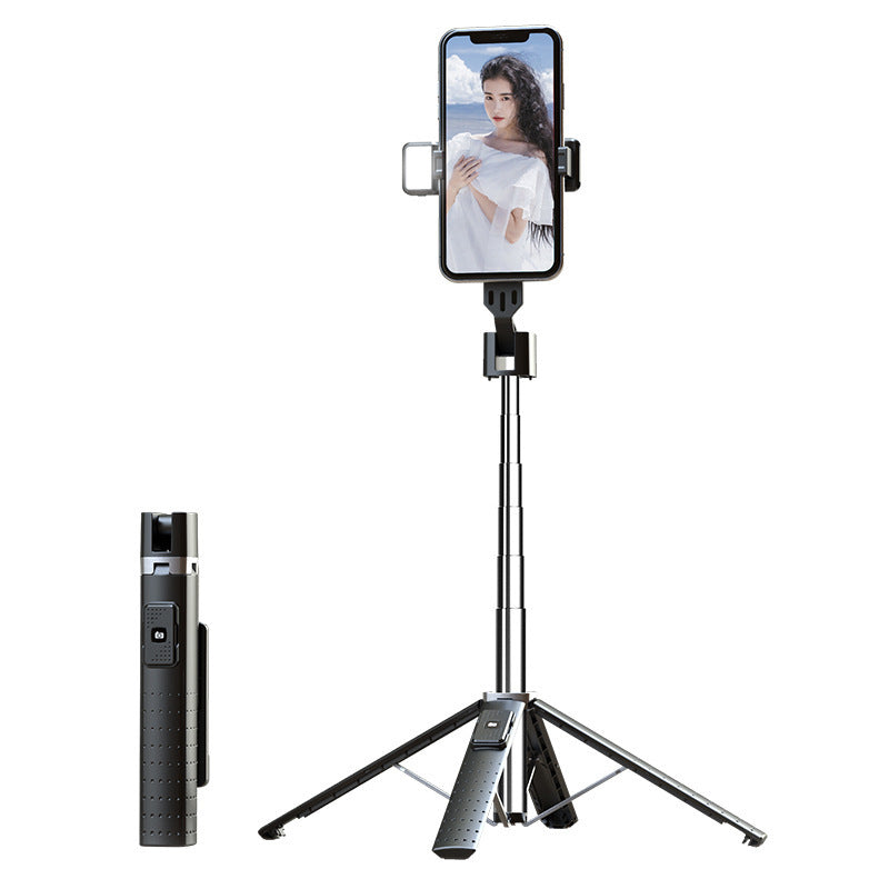 a selfie stick with a phone on it