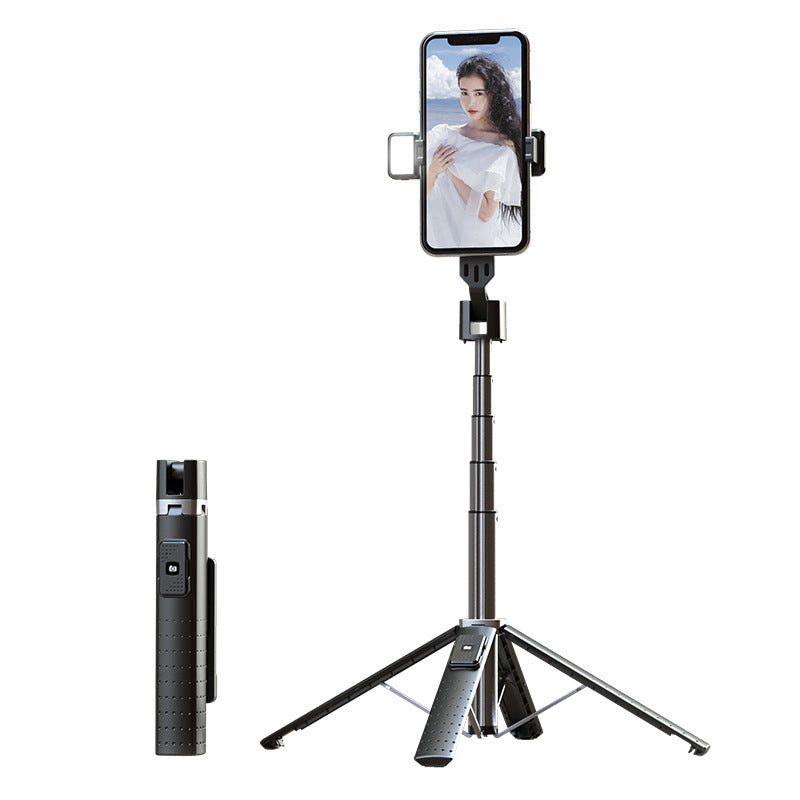 a selfie stick with a phone on it