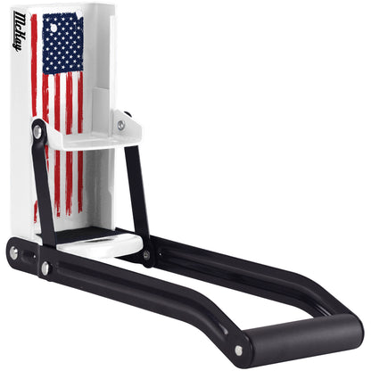 american flag can crusher