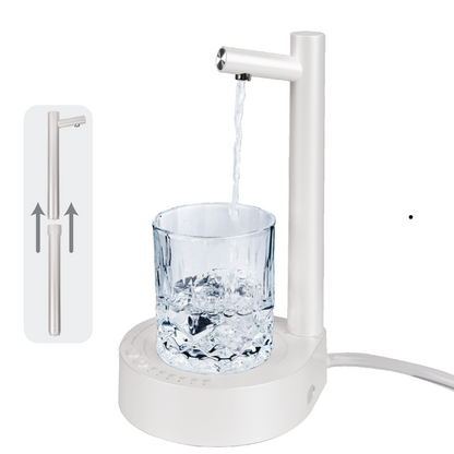 white water dispenser and extendable tube